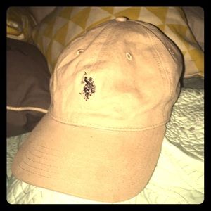 Tan polo hat